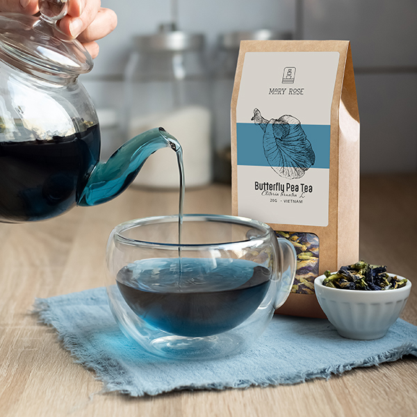 Butterfly Pea Tea - det blå teet från Clitoria ternatea. Upptäck dess egenskaper och användningsområden!
