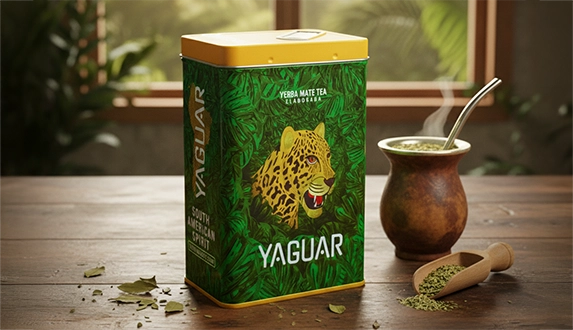 Yerba mate Yaguar - brasiliansk klassiker i modern form
