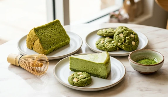 Matcha-desserter - de bästa recepten på matcha-tårtor, cheesecakes och söta inspirationer