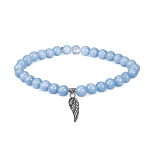 Armband med angelit – Angel's Wing