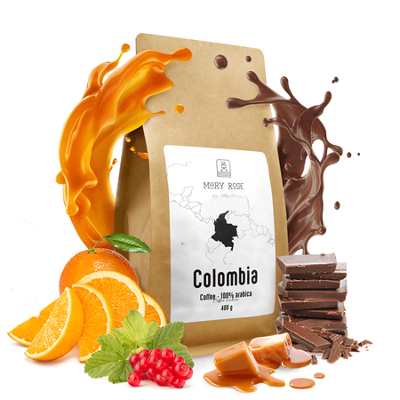 Mary Rose - kaffe med hela bönor Colombia Medellin premium 400 g