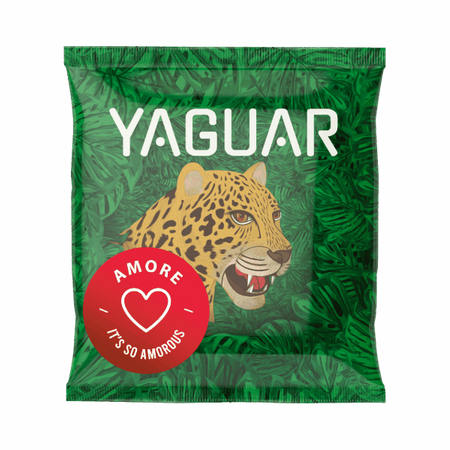 Yaguar Amore 50 g - Brasiliansk yerba mate med frukt och örter