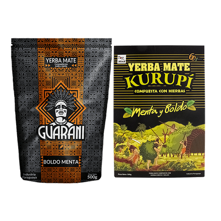 Guarani Boldo Menta 500 g + Kurupi Menta Boldo 500 g