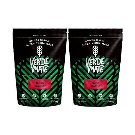 Yerba Verde Mate Grön FRESA Jordgubbe 1kg 1000g