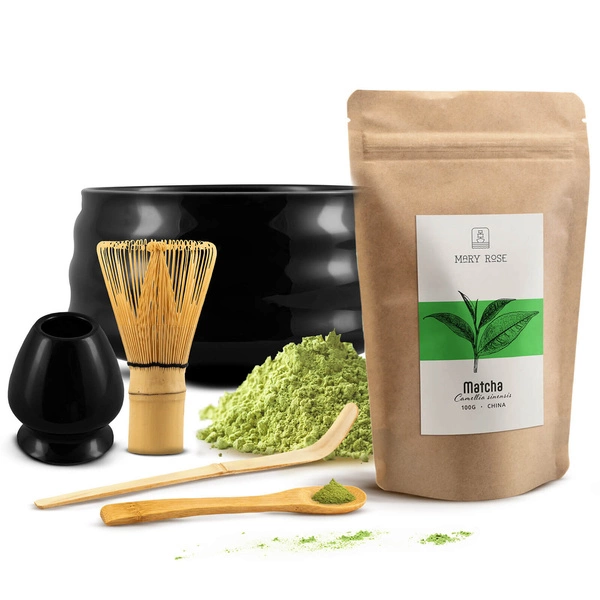 Set för bryggning av Matcha te