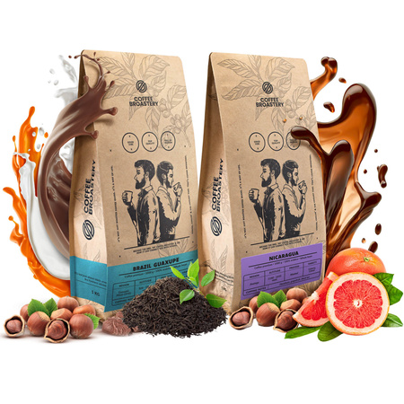 Set Coffee Broastery Nicaragua Colibrí Azul + Brazil Guaxupe 2x1kg (2kg)