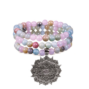 Armband / halsband Mala – Lotus Flower