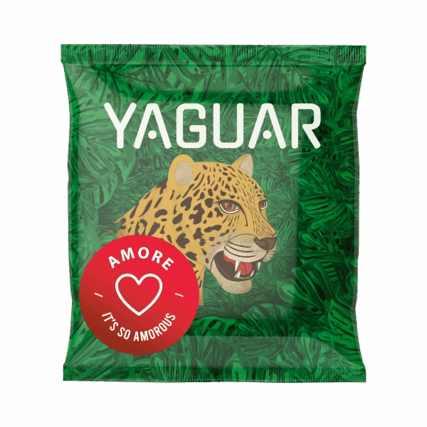 Yaguar Amore 50 g - Brasiliansk yerba mate med frukt och örter