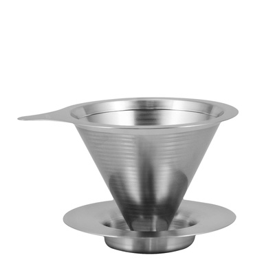 Kaffebryggare i metall – Dripper Hario V60-01