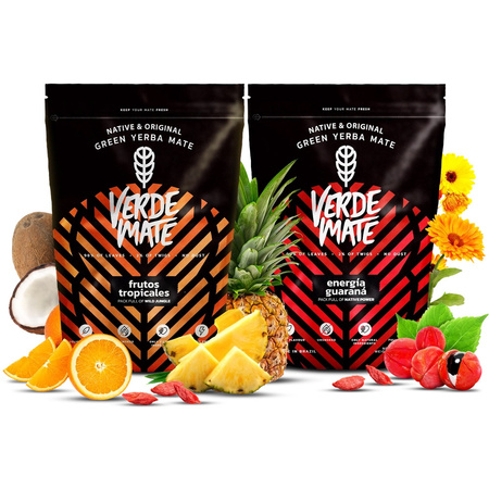 Yerba Mate Grön MIX Tropical Energia Guarana 1kg