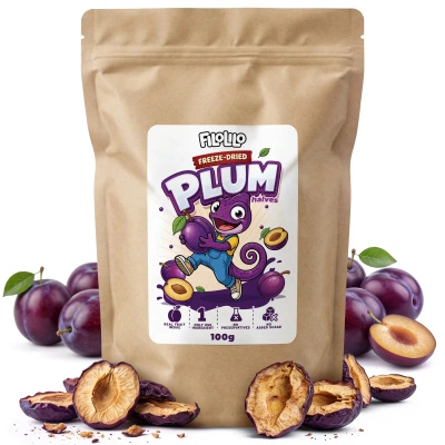 FiloLilo – Frystorkade plommon (halvor) 100 g