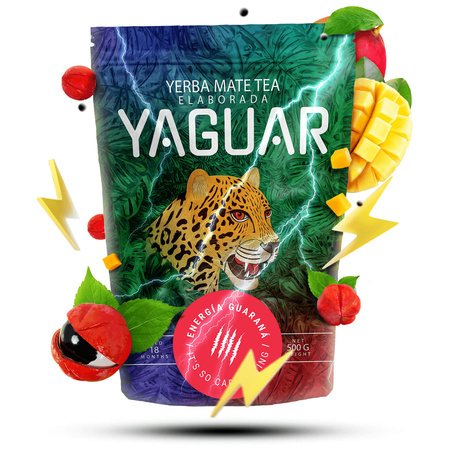 Presentförpackning Yerba Mate Yaguar Energia 0,5kg