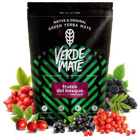 Yerba Verde Mate Grön Frutos del Bosque 0,5kg