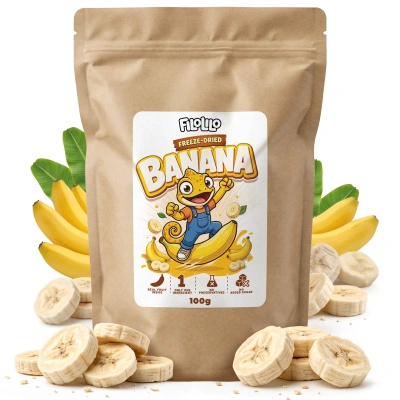 FiloLilo – Frystorkade bananer (skivor) 100 g