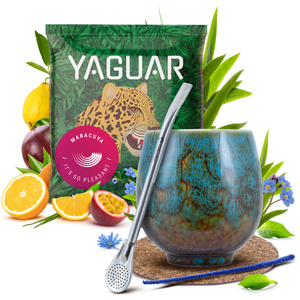 Yerba Mate set 50g Kalebass + Bombilla