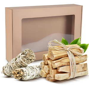 Presentförpackning Palo Santo + Rökelser med vit salvia