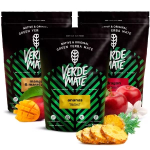 Yerba mate set Verde Mate Grön fruktig 3x500 1,5kg