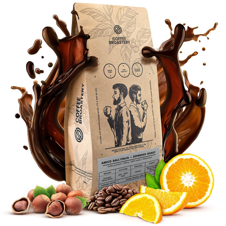 Coffee Broastery - Hela bönor kaffe Amico dall'Italia Espresso Roast 1 kg