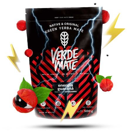 Yerba Mate set Verde Mate El Fuego Energia 2x500g + tillbehör