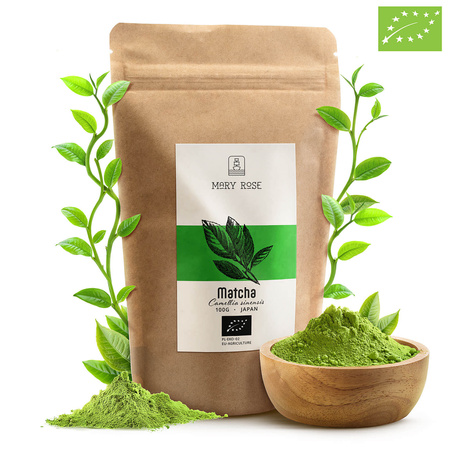 Mary Rose – Japanskt Matcha grönt te (BIO) 100 g