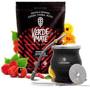 Set Yerba Verde Mate Energia 0,5kg + TermoColador