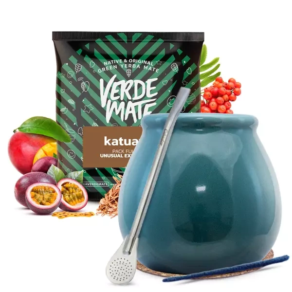 Yerba mate set Verde Mate keramisk kalebass bombilla