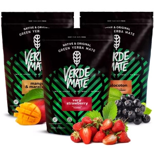 Yerba mate set Verde Mate Grön fruktig 3x500 1,5kg