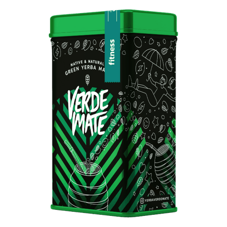 Yerbera Verde Mate Green Fitness 0,5 kg 500 g - Brasilianskt yerba mate-te med frukt och örter