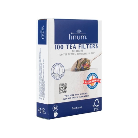 Tefilter av papper – storlek M (100 st)