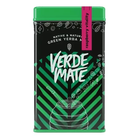 Yerbera - Konservburk + Verde Mate Grön hallon Vitality 0,5 kg 