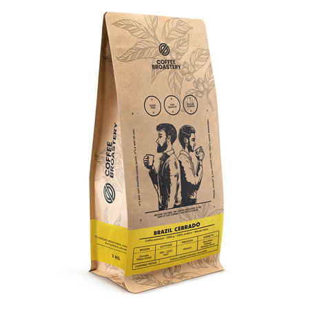 Coffee Broastery - Hela bönor kaffe Brazil Cerrado Premium 1 kg