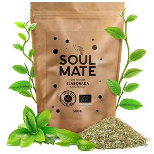 Yerba Mate Set Soul Mate Elaborada 500g 0,5kg Yerbomos + Kalebass + Bombilla