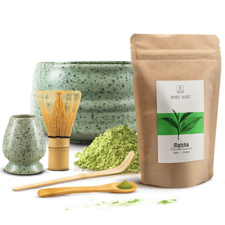 Set för bryggning av Matcha te