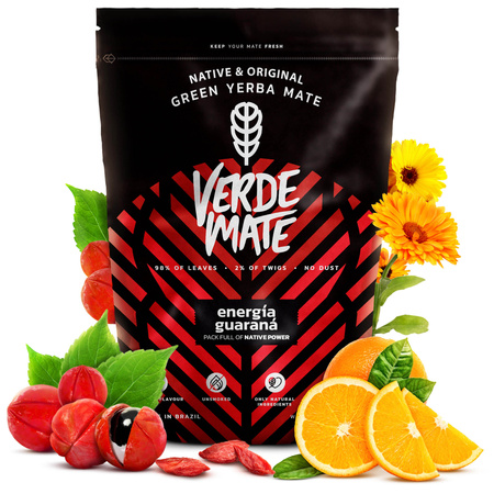 Set Yerba Verde Mate Energia 0,5kg + TermoColador