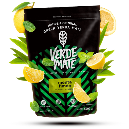 Yerba Verde Mate Grön Menta Limon 0,5 kg