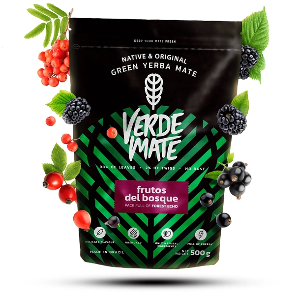 Yerba Verde Mate Grön Frutos del Bosque 0,5kg