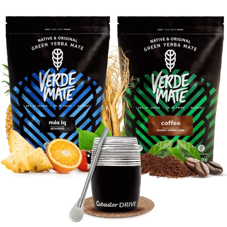 Yerba mate set Verde Mate kalebass Drive bombilla