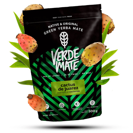 Presentförpackning Yerba Verde Mate Kaktus 0,5kg 