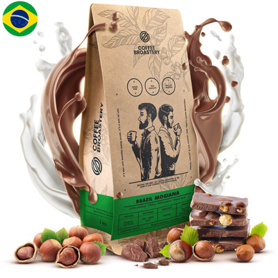 Coffee Broastery - Hela bönor kaffe Brazil Mogiana Premium 1 kg