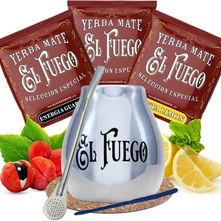 Yerba Mate BÄSTA KVALITET 3x50g El Fuego