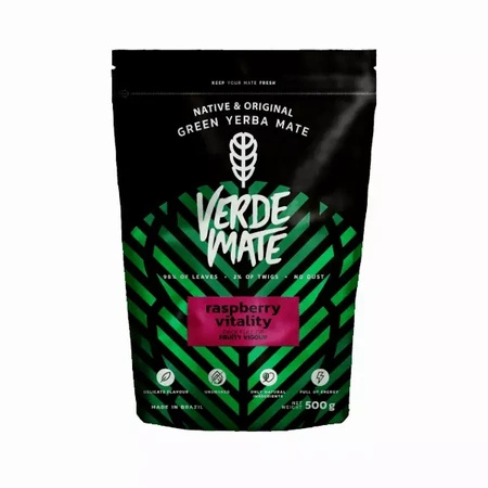 Verde Mate Grön hallon Vitality 0,5 kg