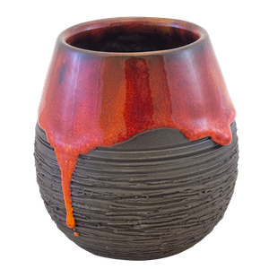 PERA Matekopp i keramik - röd