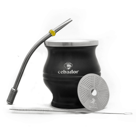 Set Yerba Verde Mate Energia 0,5kg + TermoColador