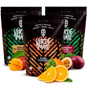 Yerba mate set Verde Mate Grön fruktig 3x500 1,5kg