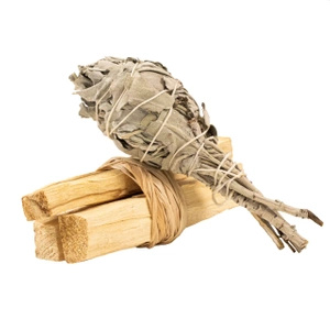 Palo santo-rökelse + paket med vit salvia